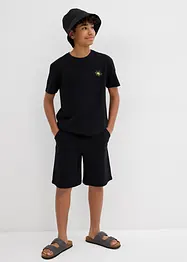 T-shirt et short coton garçon (ens. 2 pces), bonprix