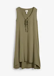 Robe en jersey à laçage, bonprix