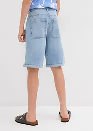Short en jean extensible, loose, bonprix