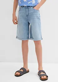 Short en jean extensible, loose, bonprix