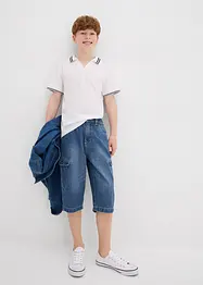 Polo en maille piquée de coton, bonprix
