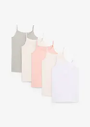 Lot de 5 caracos en coton extensible, bonprix