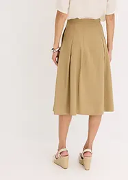 Jupe plissée en viscose mélangée, bonprix