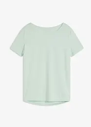 T-shirt long de sport avec décolleté dos, bonprix