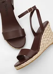 Sandales compensées, bonprix