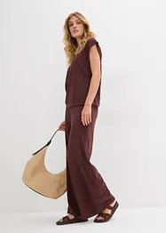 Palazzo-Hose in Strickoptik, bonprix