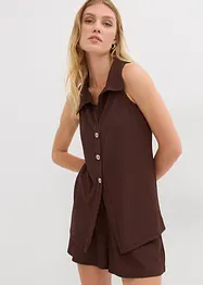 Top en crêpe texturé, bonprix
