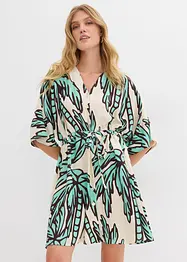 Robe courte en viscose fluide, manches kimono, bonprix