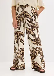 Pantalon large en viscose fluide, bonprix