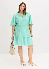 Robe courte et fluide en viscose mélangée, bonprix