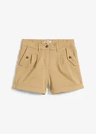 Short en twill, taille haute, bonprix