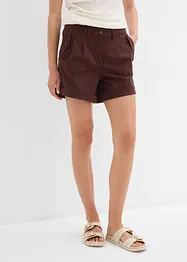 Twill-Shorts mit hohem Bund, bonprix