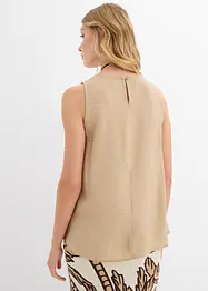Top fluide sans manches en viscose mélangée, bonprix