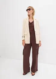 Pantalon cargo fluide en Lyocell mélangé, bonprix