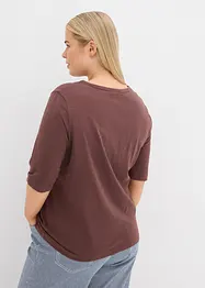 Lot de 2 T-shirts 100% coton, bonprix