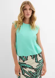 Shirt mit elastischem Bündchen, bonprix