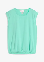 Shirt mit elastischem Bündchen, bonprix