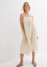 Robe à fines bretelles en viscose mélangée, bonprix
