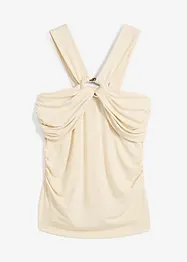 Neckholder-Top mit gehämmerter Deko-Schnalle, bonprix