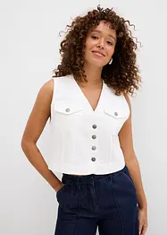 Jeansweste mit Stretch, bonprix