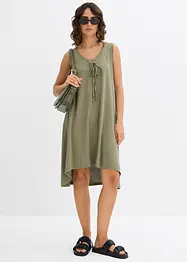 Robe en jersey à laçage, bonprix