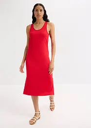 Robe midi en maille douce et côtelée, bonprix
