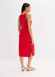 Robe midi en maille douce et côtelée, bonprix