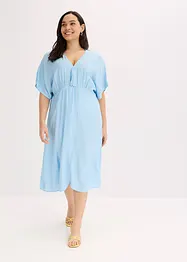 Robe-tunique en viscose froissée, bonprix