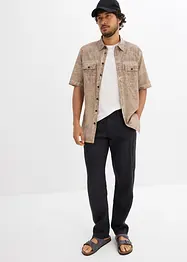 Chemise manches courtes aspect délavé, bonprix