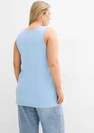Lot de 2 longs débardeurs, bonprix