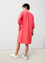 Robe 100 % lin, manches 3/4, bonprix