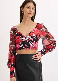 Top manches longues, cropped, bonprix