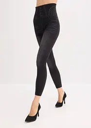 Legging sculptant sans coutures imitation jean, effet sculptant fort, bonprix