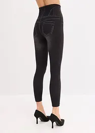 Legging sculptant sans coutures imitation jean, effet sculptant fort, bonprix