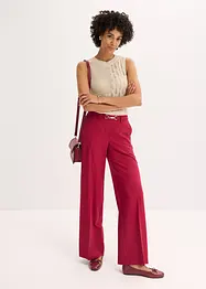 Marlenehose mit Ziergürtel, bonprix