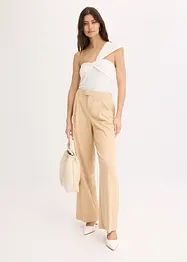 Asymmetrisches Top aus luftigem Crêpe, bonprix