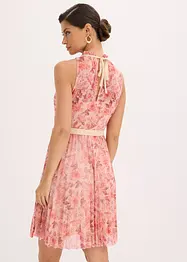 Minikleid aus feinem Tüll mit Plissee, bonprix