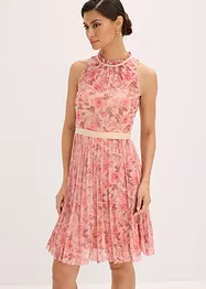 Minikleid aus feinem Tüll mit Plissee, bonprix
