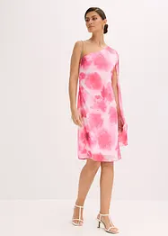 One-Shoulder-Kleid aus feinem Chiffon, bonprix