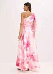One-Shoulder-Kleid aus glänzendem Satin, bonprix