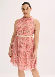 Minikleid aus feinem Tüll mit Plissee, bonprix