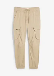 Regular Fit Schlupf-Cargohose, Straight, bonprix