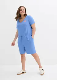 Jersey-Jumpsuit aus fließendem Viskose-Mix, bonprix
