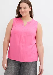 Blouse sans manches en viscose fluide, bonprix