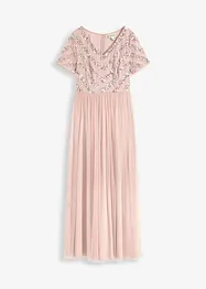Robe longue brodée de sequins, bonprix