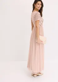 Robe longue brodée de sequins, bonprix