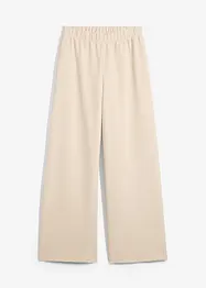 Pantalon large en maille piquée, bonprix