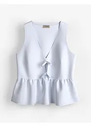 Blouse sans manches rayée, bonprix