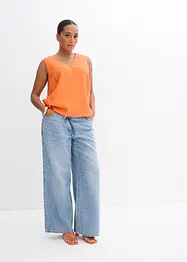 Blusentop aus softem Viskose-Mix, bonprix