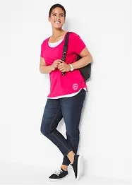 Komfort-Stretch-7/8-Jeans mit Schlitz, bonprix